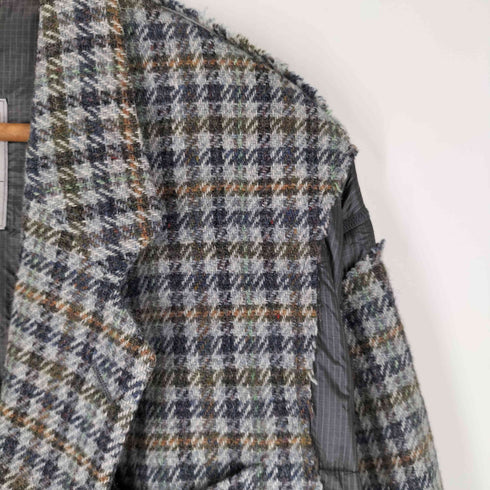 リビルドバイニードルズ rebuild by needles Covered Coat 再構築 リメイクツイードチェスターコート メンズ JPN:M