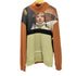 アンダーカバー UNDERCOVER 19AW パネル配色タートルス スウェット A.DARKORANGE 3 メンズ JPN:5