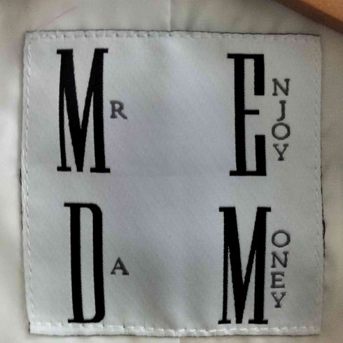 ミスターエンジョイダマネー MR ENJOY DA MONEY 刺繍 シングルブレスト 3B テーラードジャケット メンズ import:XL
