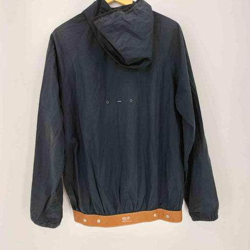 アンダーカバー UNDERCOVER 裾レザー コットンジップフーディ メンズ JPN:4