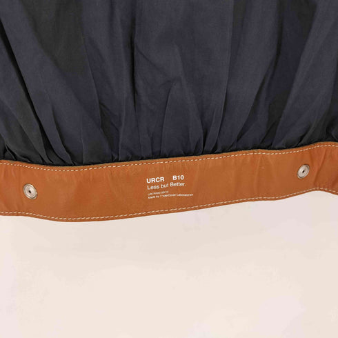 アンダーカバー UNDERCOVER 裾レザー コットンジップフーディ メンズ JPN:4