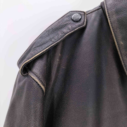 ハーレーダビッドソン HARLEY-DAVIDSON 裏地転写 ワッペン付き A-2 レザージャケット メンズ 3xl