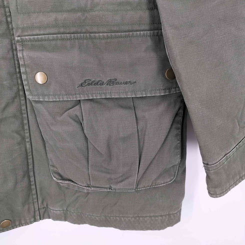 エディーバウアー Eddie Bauer レザー切替フィッシングジャケット メンズ JPN:44