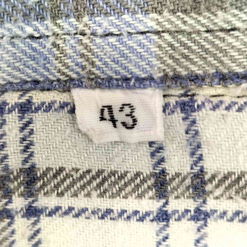 ユーロ チェック柄シャツ メンズ 43
