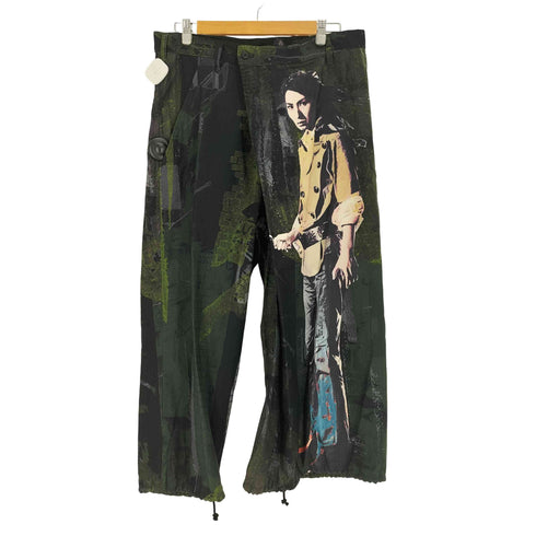 ブラックスキャンダルヨウジヤマモト BLACK Scandal Yohji Yamamoto 22SS FEMALE CONVICT: DEN OF BEAST ASYMMETRY BAROON PANTS アシンメトリー バルーン パンツ メンズ JPN:2