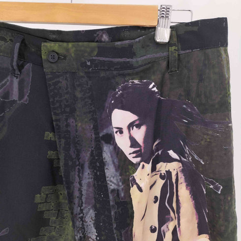 ブラックスキャンダルヨウジヤマモト BLACK Scandal Yohji Yamamoto 22SS FEMALE CONVICT: DEN OF BEAST ASYMMETRY BAROON PANTS アシンメトリー バルーン パンツ メンズ JPN:2