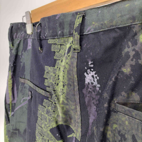 ブラックスキャンダルヨウジヤマモト BLACK Scandal Yohji Yamamoto 22SS FEMALE CONVICT: DEN OF BEAST ASYMMETRY BAROON PANTS アシンメトリー バルーン パンツ メンズ JPN:2