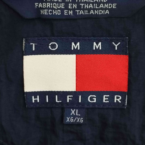 トミーヒルフィガー TOMMY HILFIGER NYLON SAILING JACKET アームロゴ パッカブル ナイロン セーリングジャケット メンズ import:XL