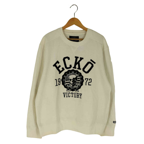 エコーアンリミテッド ECKO UNLTD Cross Keys Victory Crew Neck Sweater クロスキー ヴィクトリー クルーネック スウェット メンズ JPN:L