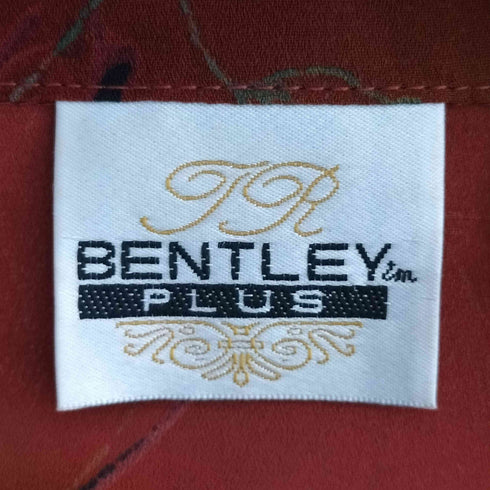 BENTLEY PLUS 総柄シアーポリシャツ メンズ 1X