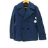バーバリーブラックレーベル BURBERRY BLACK LABEL メルトンウールPコート メンズ import:M