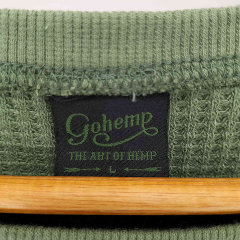 ゴーヘンプ GOHEMP ヘンプサーマルTシャツ メンズ JPN:L