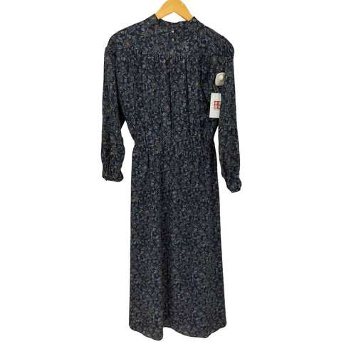 ユナイテッドアローズグリーンレーベルリラクシング UNITED ARROWS green label relaxing CFC フラワー プリント ヨーク ギャザー ワンピース レディース FREE