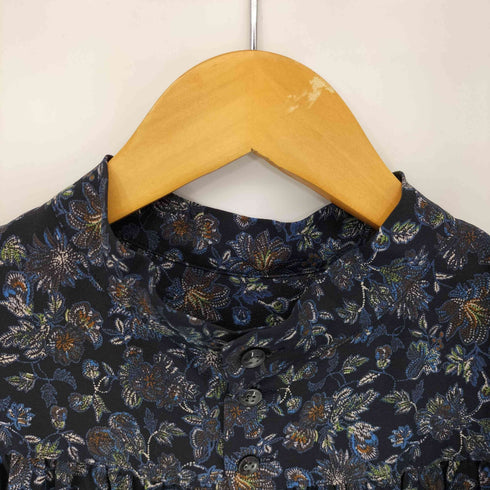 ユナイテッドアローズグリーンレーベルリラクシング UNITED ARROWS green label relaxing CFC フラワー プリント ヨーク ギャザー ワンピース レディース FREE
