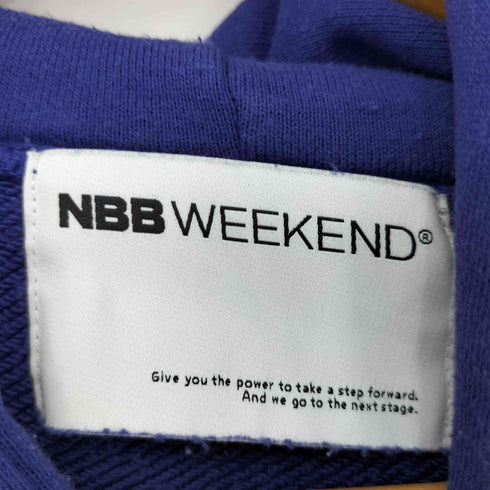 NBB WEEKEND PRCD フロッキープリント裏毛フーディー レディース JPN:1