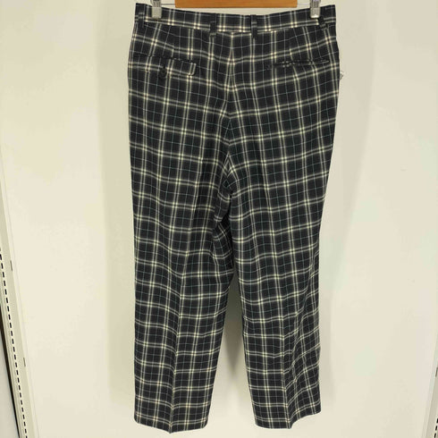 バーバリーゴルフ BURBERRY GOLF タータンチェック 2タック ワイドスラックス メンズ W:85