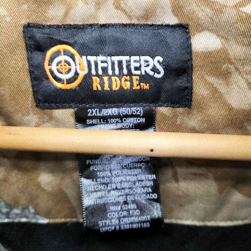 OUTFITTERS RIDGE リアルツリーカモジャケット ブルゾン メンズ 2XL