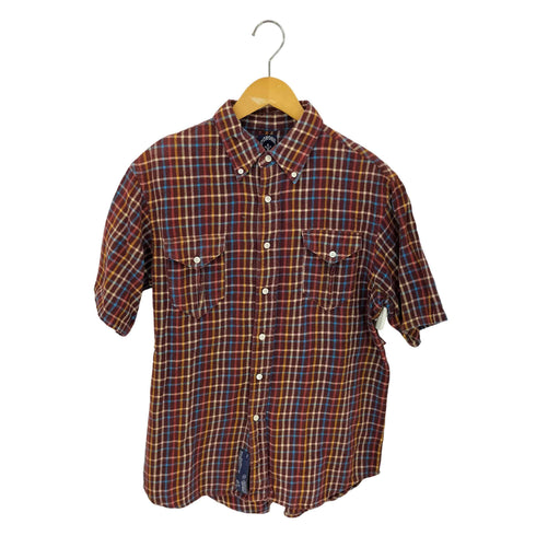 ザコロナユーティリティ THE CORONA UTILITY フランネルチェックシャツ メンズ import:XL