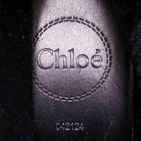 クロエ Chloe BETTY ベティ サイドジップ スクエアトゥ レインブーツ レディース EUR:37