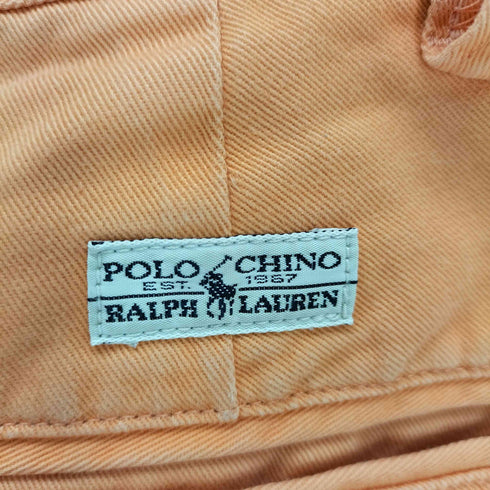 ポロラルフローレン POLO RALPH LAUREN Mexico製 ポロチノ 2タックショーツ メンズ