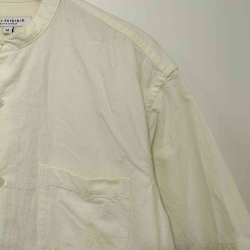 アーバンリサーチ URBAN RESEARCH 24SS JOG COTTONバンドカラー半袖シャツ メンズ JPN:M