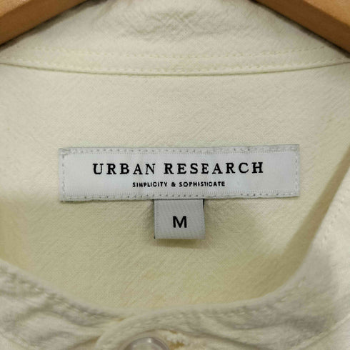 アーバンリサーチ URBAN RESEARCH 24SS JOG COTTONバンドカラー半袖シャツ メンズ JPN:M