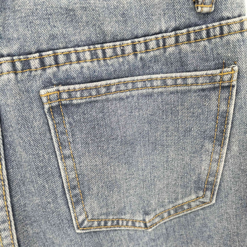 THE YOn ラインストーンデニムパンツ レディース JPN:S