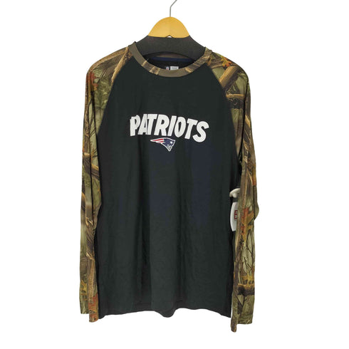 チームアパレル NFL TEAM APPAREL チームロゴプリント ラグランL/Sゲームシャツ リアルツリーカモ TEK テック メンズ JPN:XL