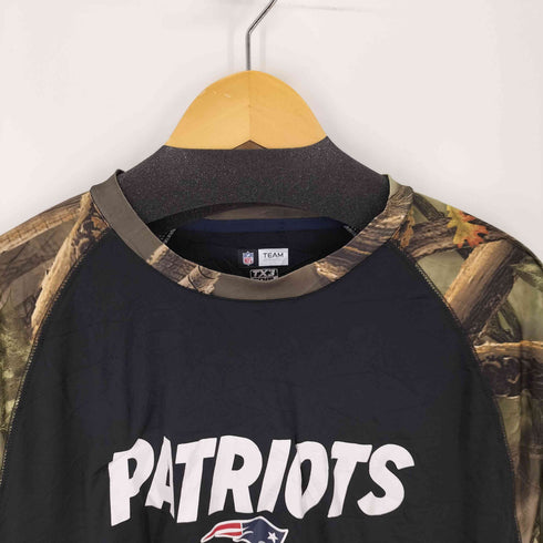 チームアパレル NFL TEAM APPAREL チームロゴプリント ラグランL/Sゲームシャツ リアルツリーカモ TEK テック メンズ JPN:XL