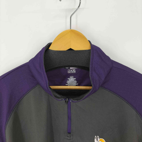 チームアパレル NFL TEAM APPAREL チームロゴプリントバイカラーハーフジッププルオーバー ジャージ メンズ JPN:XL