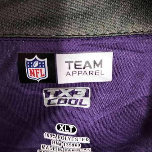 チームアパレル NFL TEAM APPAREL チームロゴプリントバイカラーハーフジッププルオーバー ジャージ メンズ JPN:XL