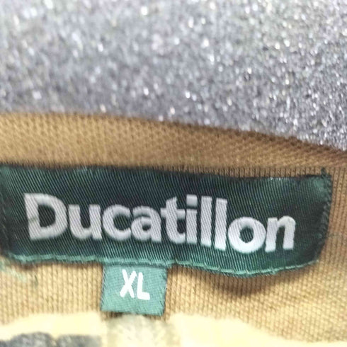 Ducatillon ウッドランドカモ ハーフジッププルオーバー メンズ JPN:XL