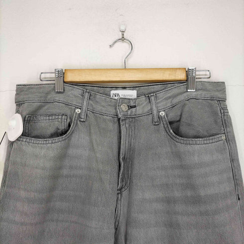 ザラ ZARA TRF HIGH-RISE WIDE-LEG デニムパンツ レディース 40