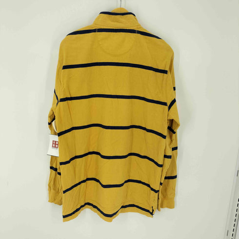 IZOD ロゴ刺繍 バイカラーボーダーハーフジッププルオーバー メンズ JPN:L