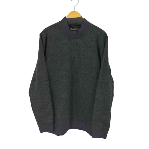アンダーアーマー UNDER ARMOUR XXL ストームセーターフリースヘリングボーン1/4ジップ オーバーサイズ メンズ JPN:XXL
