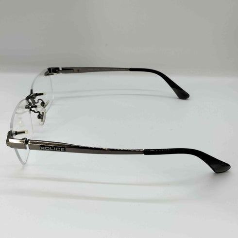 ポリス POLICE Y2K フチなし フレームレス ツーポイント Man Frames Police TITANIUM メンズ 57□15-142