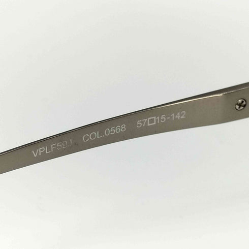 ポリス POLICE Y2K フチなし フレームレス ツーポイント Man Frames Police TITANIUM メンズ 57□15-142