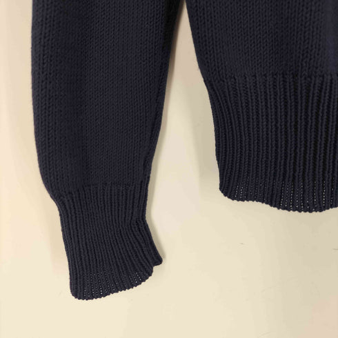 ラルフローレンゴルフ RALPH LAUREN GOLF ショルダージップ エルボーパッチクルーネックニット レディース JPN:M