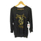 プレイボーイ PLAYBOY ビジュー装飾 フロントプリント L/S クルーネック Tシャツ メンズ import:M