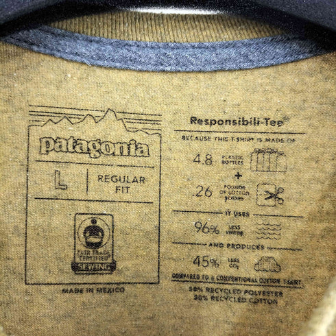 パタゴニア patagonia P-6 LABELPOCKET RESPONSIBILI-TEE メンズ JPN:L