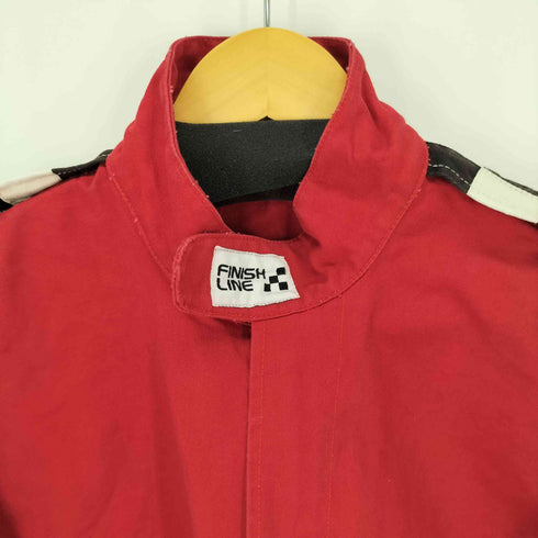 FINISH LINE レーシングジャケット チェッカーフラッグライン メンズ JPN:L