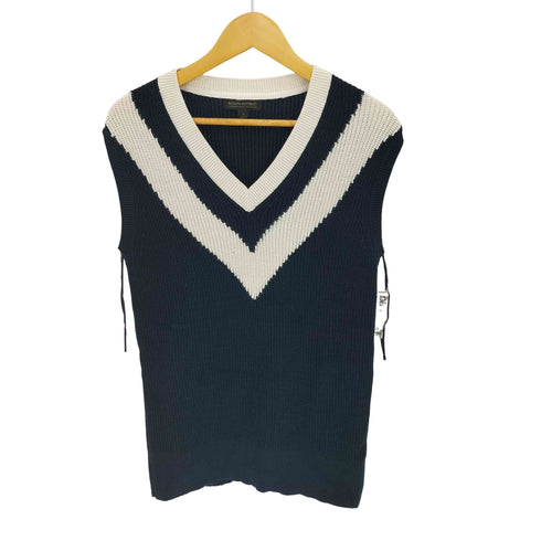 バナナリパブリック BANANA REPUBLIC Vネック ニットベスト セーター レディース import:S