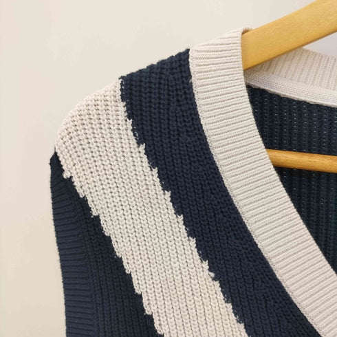 バナナリパブリック BANANA REPUBLIC Vネック ニットベスト セーター レディース import:S