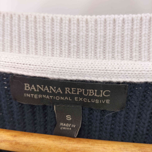 バナナリパブリック BANANA REPUBLIC Vネック ニットベスト セーター レディース import:S