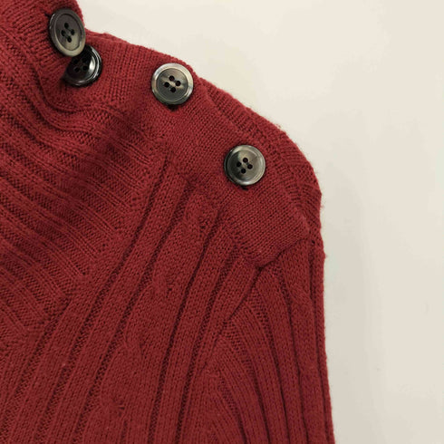 キャサリンハムネットロンドン KATHARINE HAMNETT LONDON 襟ボタン タートルネックニット メンズ import:L