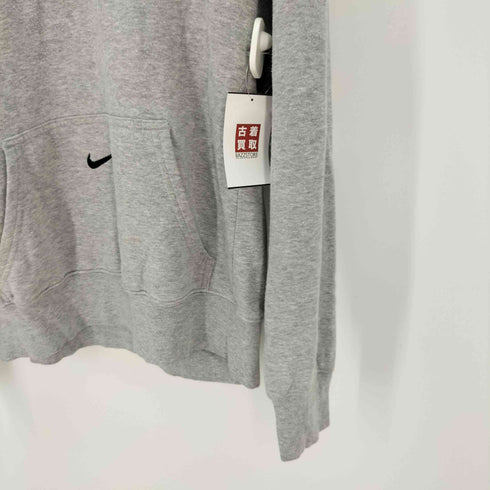 ナイキ NIKE スウォッシュロゴ刺繍 カレッジプリントプルオーバーパーカー メンズ JPN:M