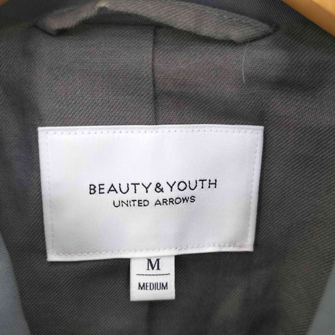 ビューティーアンドユースユナイテッドアローズ BEAUTY & YOUTH UNITED ARROWS ドライギャバジンフラップコート レディース JPN:M
