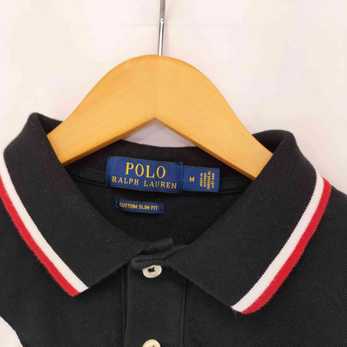 ポロラルフローレン POLO RALPH LAUREN custom slim fit ビックポニー刺繍ポロシャツ メンズ import:M