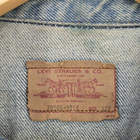 リーバイス Levis USA製 70506-0216 ボタン裏点 トラッカージャケット メンズ 40R