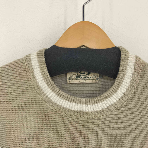 ピコ PIKO ロゴ刺繍 クルーネックニット メンズ JPN:L